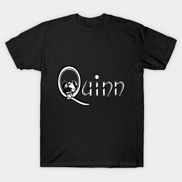 Quinn Rock logo T-Shirt by Diversions pop culture designs